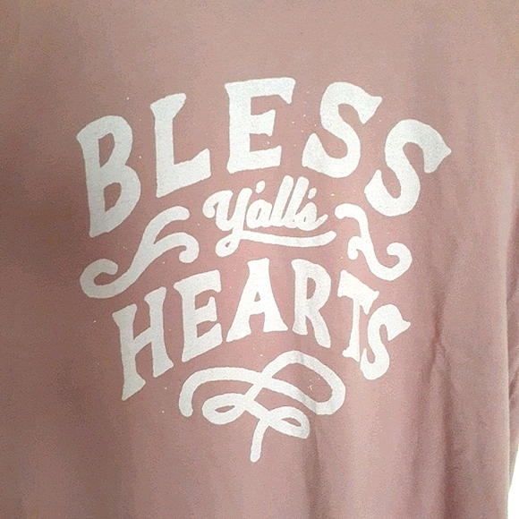 TX Humor Bless Y'all's Hearts Graphic Tee size Medium - Picture 2 of 5